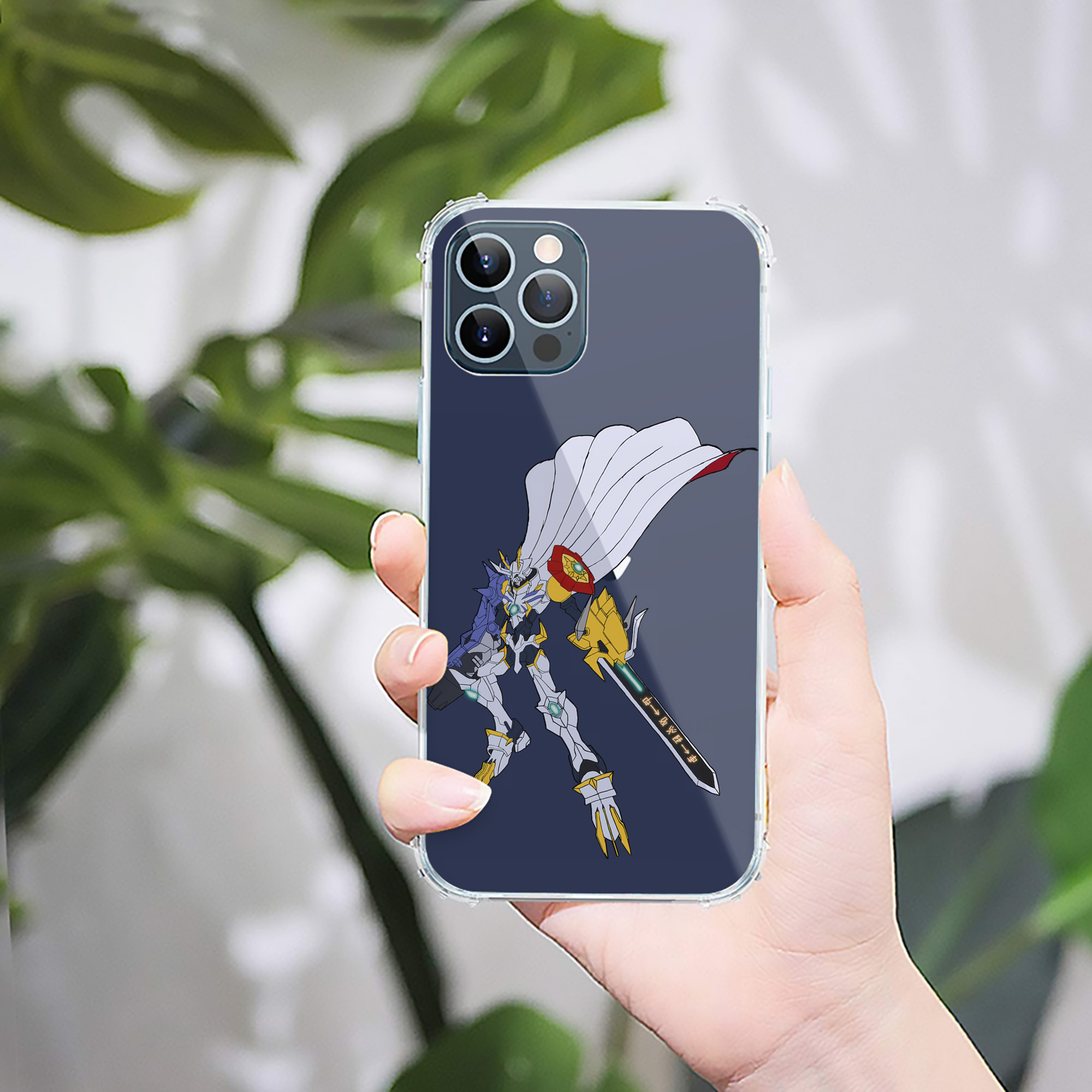 （画像用） Digimon デジタルモンスター/デジモン 【iPhone 12シリーズ対応】透明スマホケース（クリアソフトケース）